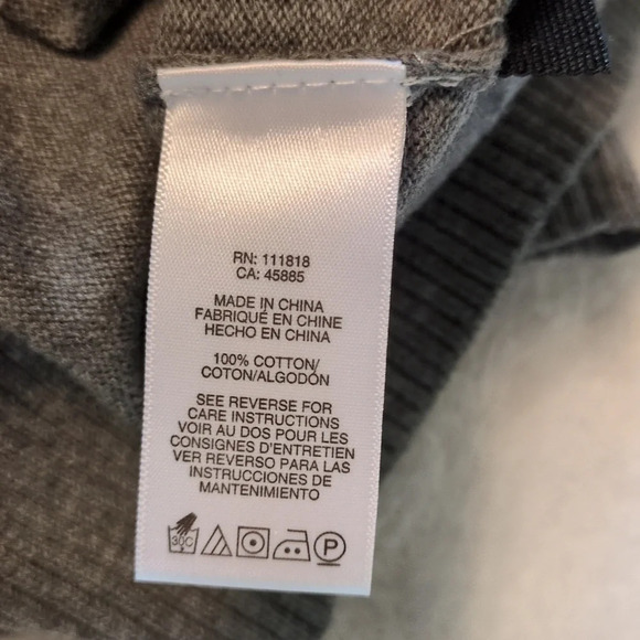 Michael Kors Mens Cotton Zip Front Hoodie Cardigan - Picture 11 of 11